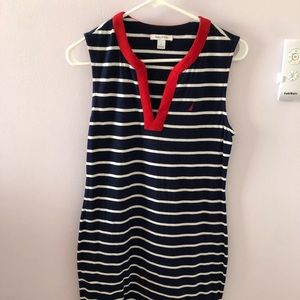Nautica blue mini dress sz small